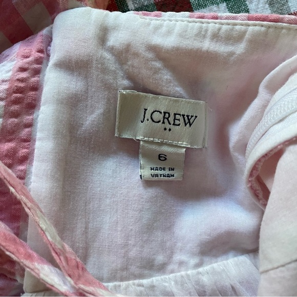 J. Crew Pink and White Tiered Sundress - Picture 11 of 15